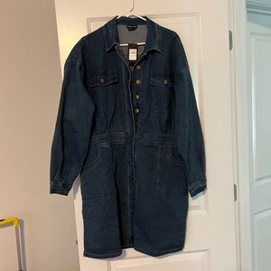 City Chic Cute Denim dress size 16